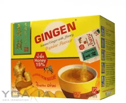 GINGEN Instant Ingwer Getränk Mit 15% Honig 216g | Instant Ginger With Honey