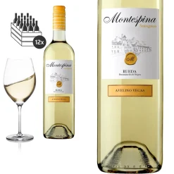 12er Karton 2021 Montespina Sauvignon Von Bodegas Avelino Vegas - Weißwein