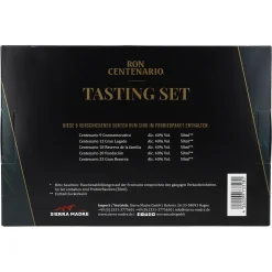 Ron Centenario Rum Tasting Set | Beinhaltet Centenario 9, 12, 18, 20 & 25 | 40 % Vol | 5 X 50 Ml | Insgesamt 0,25 L -Essen Verkäufe 45fcb85847a9acb437a6ea8e6424b308
