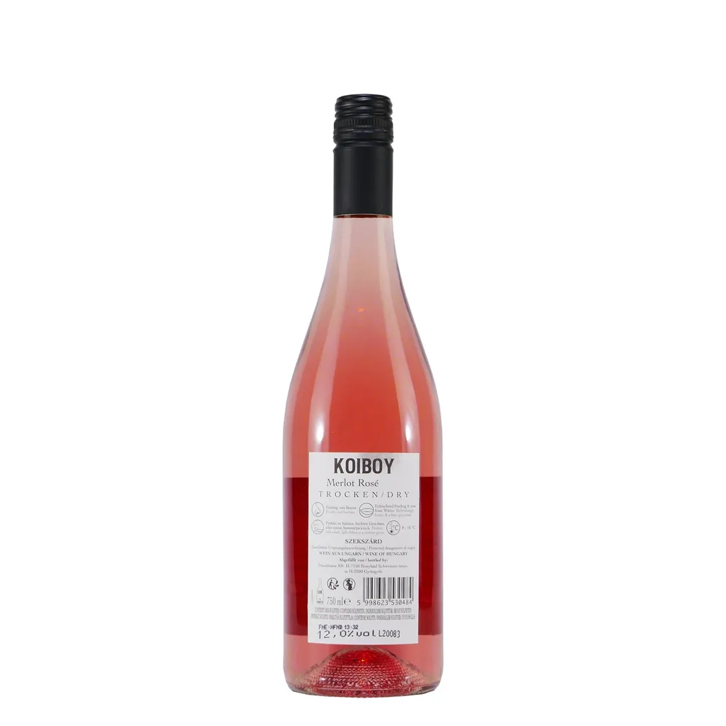 KOIBOY Merlot Rosé - Ungarn Roséwein 2 KOIBOY Merlot Rosé - Ungarn Roséwein – Bild 2
