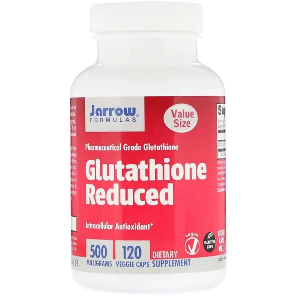 JARROW FORMULAS - Glutathion-Kapseln - Reduziertes Antioxidans Glutatione - 500 Mg - 120 Kapseln Für Vegetarier Und Veganer 1 JARROW FORMULAS - Glutathion-Kapseln - Reduziertes Antioxidans Glutatione - 500 Mg - 120 Kapseln Für Vegetarier Und Veganer