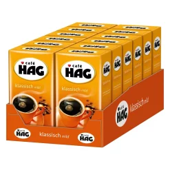 Cafe Hag CAFÉ HAG Klassisch Mild Filterkaffee Entkoffeiniert 12 X 500 G Kaffee Gemahlen