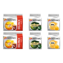 TASSIMO Rund-Um-Die-Uhr-Paket Morning Café XL - Krönung XL - Café Hag Crema