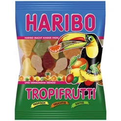 Haribo Tropi Frutti Fruchtgummi Exotische Tropischer Mix 100g -Essen Verkäufe 46c109235bca2fd74f8dcd02570116d0