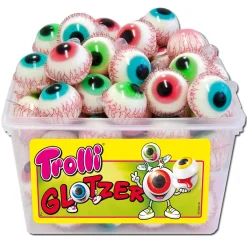 Trolli Glotzer Schaumzucker Und Fruchtgummi Bonbons Mit Füllung 1128g