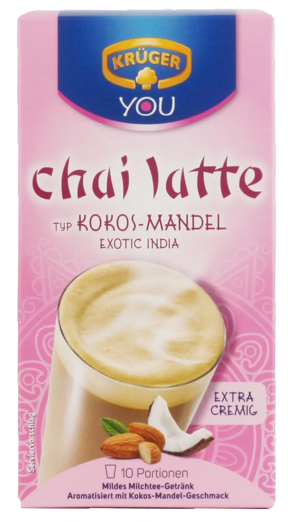 Krüger Family Krüger You Chai Latte Typ Kokos-Mandel Exotic India Extra Cremig | 10 Portionen 2 Krüger Family Krüger You Chai Latte Typ Kokos-Mandel Exotic India Extra Cremig | 10 Portionen – Bild 2