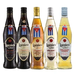 Rum LEGENDARIO 5 Flaschen - Geschenk-Set