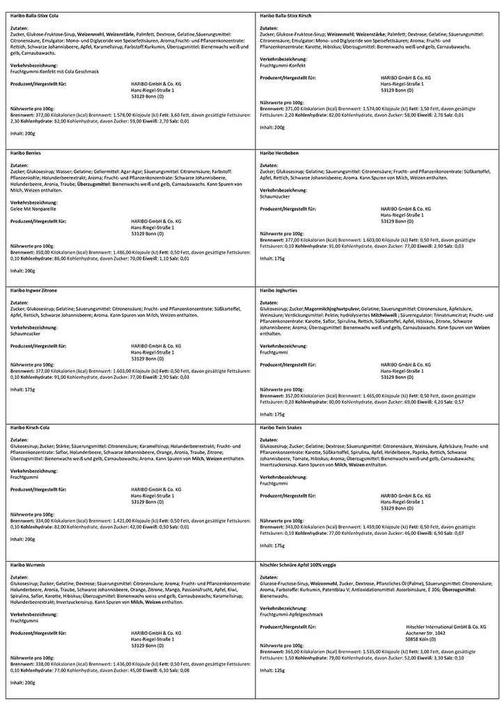 Genussleben Box Mit 1 Kg Lachgummi,1 Kg Haribo & 10x Leckeren Nutella Biscuits 6 Genussleben Box Mit 1 Kg Lachgummi,1 Kg Haribo & 10x Leckeren Nutella Biscuits – Bild 6