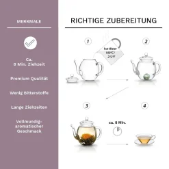 Creano Teeblumen 36 Teekugeln Schwarzer Tee Großpackung, Erblühtee Im Bulkpack -Essen Verkäufe 4976c0bddc246f0e9e4d279262afb90a 2