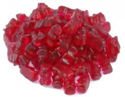 Haribo Goldbären Himbeer (1kg Beutel Gummibärchen Dunkel Rot) Sortenrein