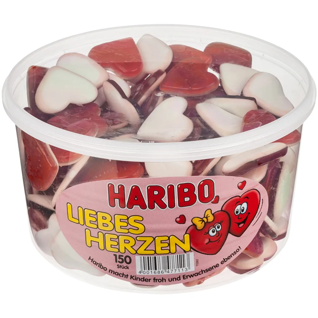 Haribo Liebesherzen Süße Fruchtgummi Herzen Mit Schaumzucker 1200g 11 Haribo Liebesherzen Süße Fruchtgummi Herzen Mit Schaumzucker 1200g – Bild 11