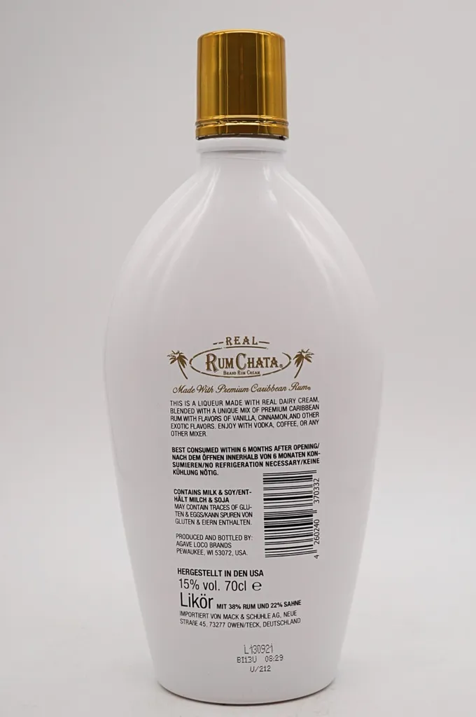 RumChata Liqueur With Rum 0,7l, Alc. 15 Vol.-%, Rum-Likör USA 2 RumChata Liqueur With Rum 0,7l, Alc. 15 Vol.-%, Rum-Likör USA – Bild 2