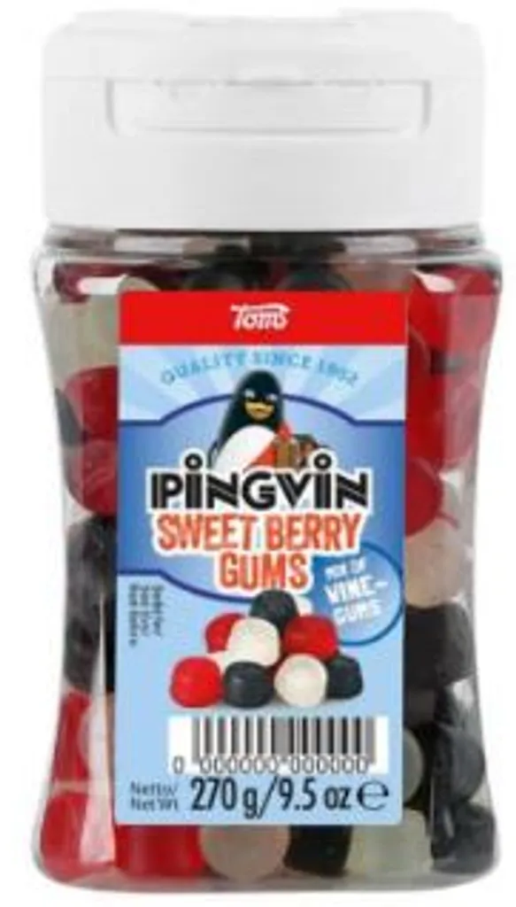 Toms Pingvin Sweet Berry Gums 270g 1 Toms Pingvin Sweet Berry Gums 270g