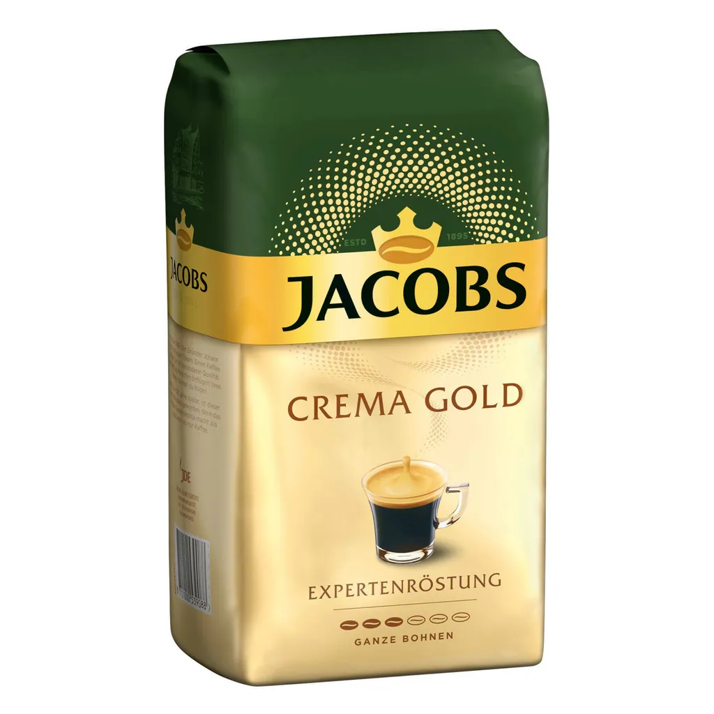 JACOBS Kaffeebohnen Expertenröstung Crema Gold 3 Kg Geröstete Bohnen+ 1 Jacobs Barista Becher+ 1 Dose 3 JACOBS Kaffeebohnen Expertenröstung Crema Gold 3 Kg Geröstete Bohnen+ 1 Jacobs Barista Becher+ 1 Dose – Bild 3