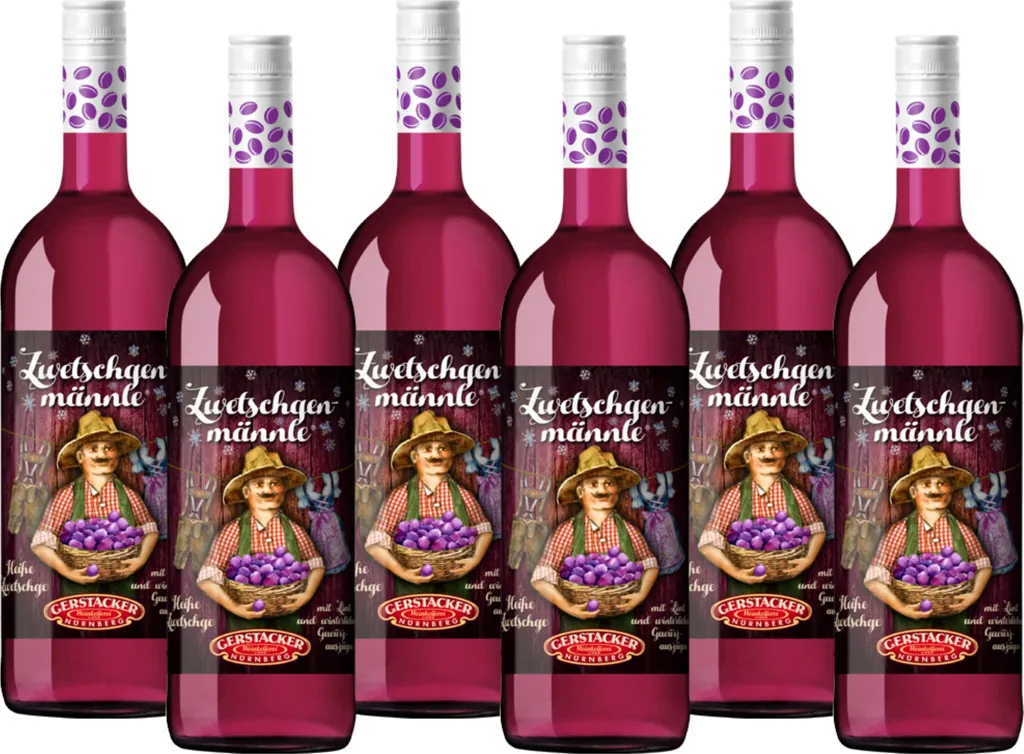 Weinkellerei Gerstacker GERSTACKER Zwetschgenmännle (6 X 0,745 L ) 1 Weinkellerei Gerstacker GERSTACKER Zwetschgenmännle (6 X 0,745 L )