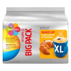 TASSIMO Morning Café XL Big Packs Mix-Paket 3 Sorten 6 Packungen 126 Getränke 13 TASSIMO Morning Café XL Big Packs Mix-Paket 3 Sorten 6 Packungen 126 Getränke -Essen Verkäufe 5054bee11927b98686e5cc697e667b98 1