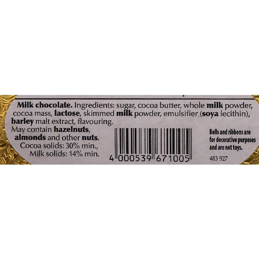 Lindt Goldhase Aus Edler Alpenvollmilch Schokolade Mit Glöckchen 200g 6 Lindt Goldhase Aus Edler Alpenvollmilch Schokolade Mit Glöckchen 200g – Bild 6