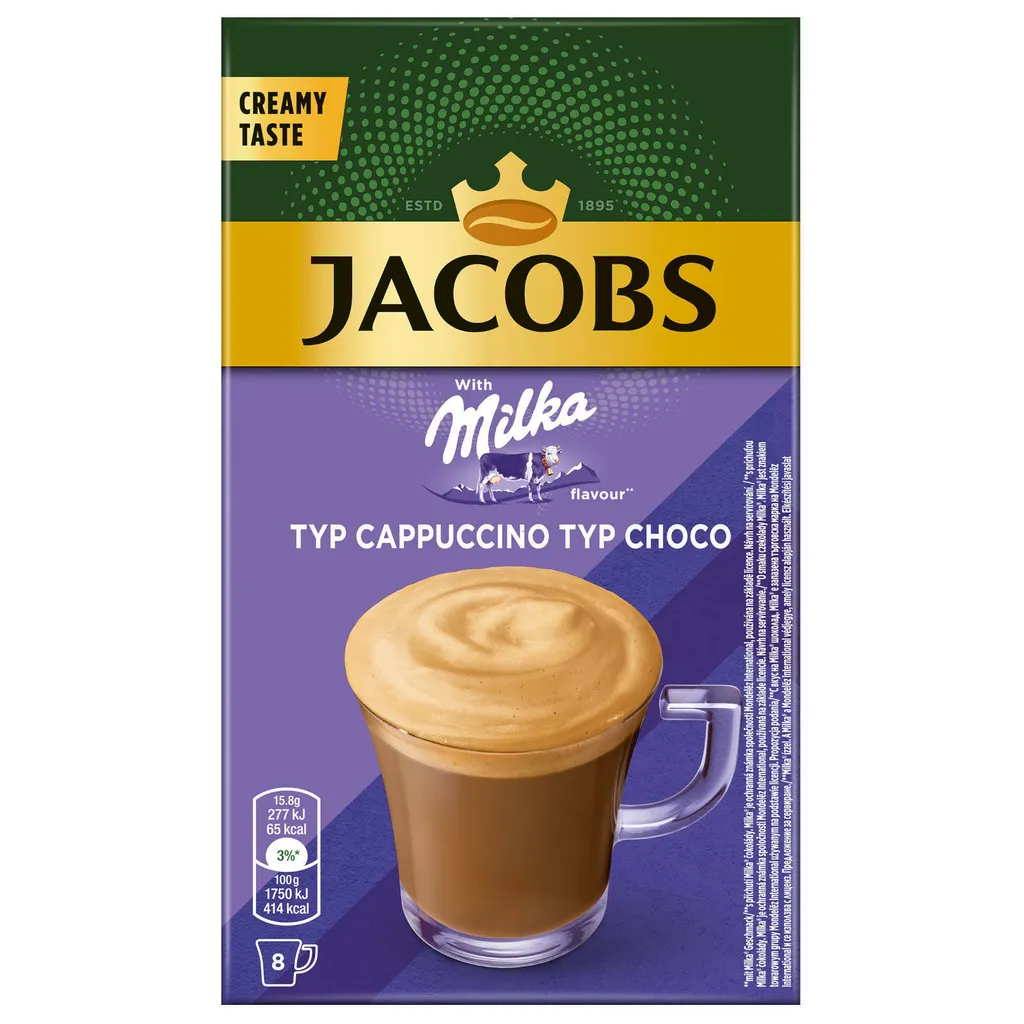 JACOBS Löskaffee Typ Cappuccino Milka* Geschmack 10 X 8 Sticks - 80 Getränke 3 JACOBS Löskaffee Typ Cappuccino Milka* Geschmack 10 X 8 Sticks - 80 Getränke – Bild 3