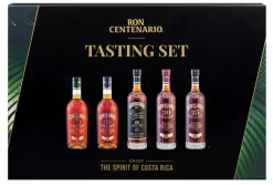 Ron Centenario Rum Tasting Set | Beinhaltet Centenario 9, 12, 18, 20 & 25 | 40 % Vol | 5 X 50 Ml | Insgesamt 0,25 L