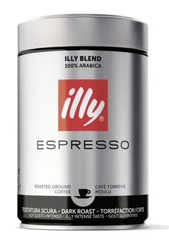 Illy Espresso Dunkle Röstung / Dark Roast | Gemahlen | 250g-Dose