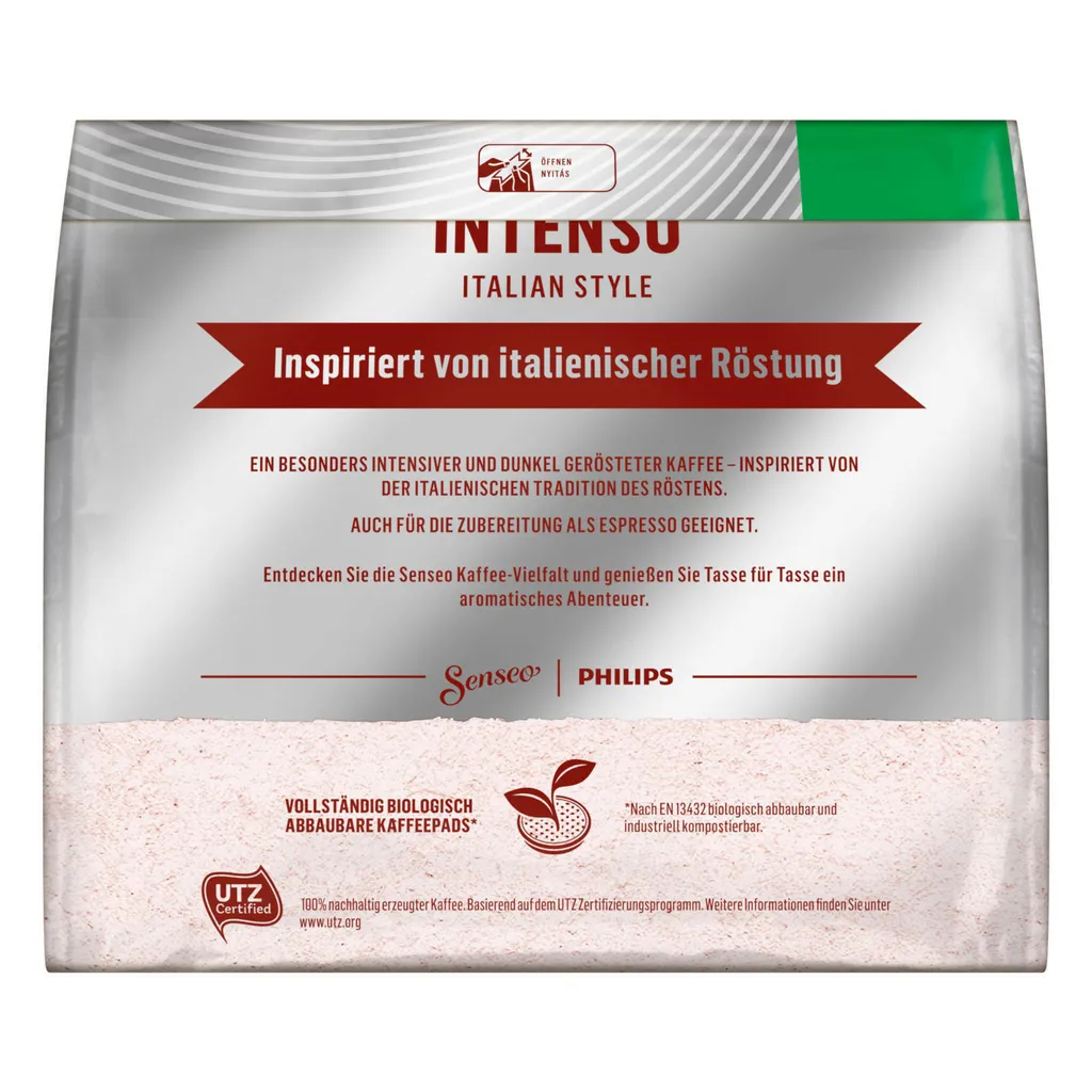 SENSEO Pads Italian Style Senseopads UTZ 80 Getränke Kaffeepads 5 SENSEO Pads Italian Style Senseopads UTZ 80 Getränke Kaffeepads – Bild 5