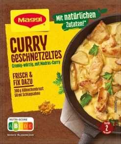 Maggi Fix&frisch Curry Geschnetzeltes