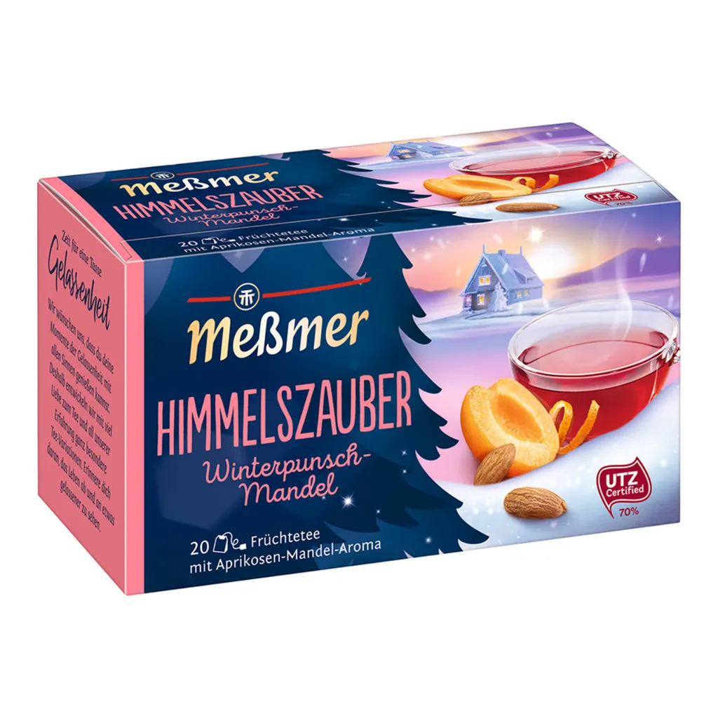Meßmer Himmelszauber Früchtetee Aromatisiert Aprikose Mandel 55g 1 Meßmer Himmelszauber Früchtetee Aromatisiert Aprikose Mandel 55g
