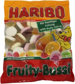 Haribo Fruity Bussi Mit Schaumzucker Und Fruchtfüllung Im Kern 200g -Essen Verkäufe 58382ded3f7d3f1b3efe0246ec172204