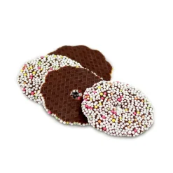 Schluckwerder Schokoladenkränze Bunt Bestreut Mit Nonpareille 200g -Essen Verkäufe 58ec8d8518135547356777ae459dd223