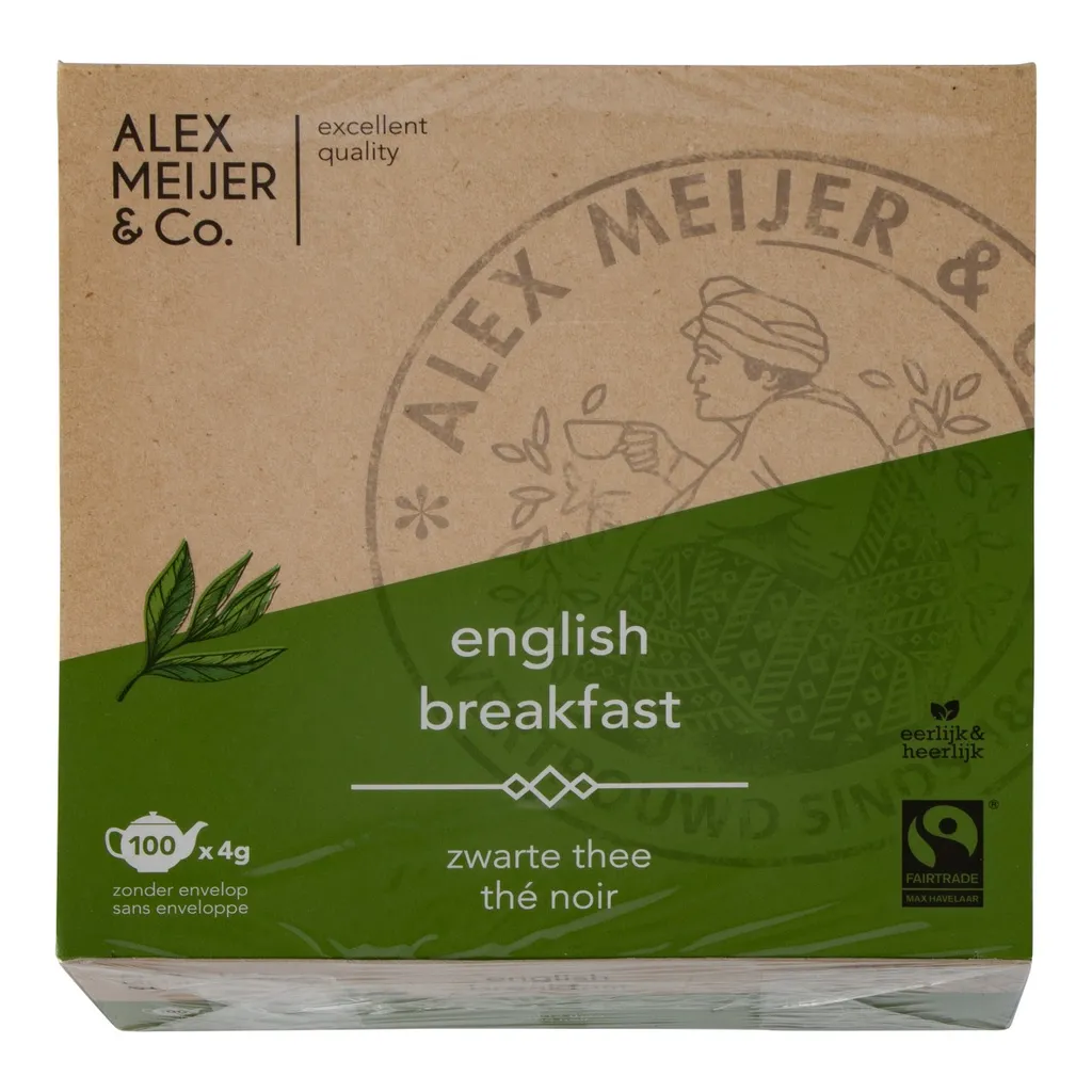 Alex Meijer Tee Englisches Frühstück, Ft 100 X 4 Gramm 1 Alex Meijer Tee Englisches Frühstück, Ft 100 X 4 Gramm