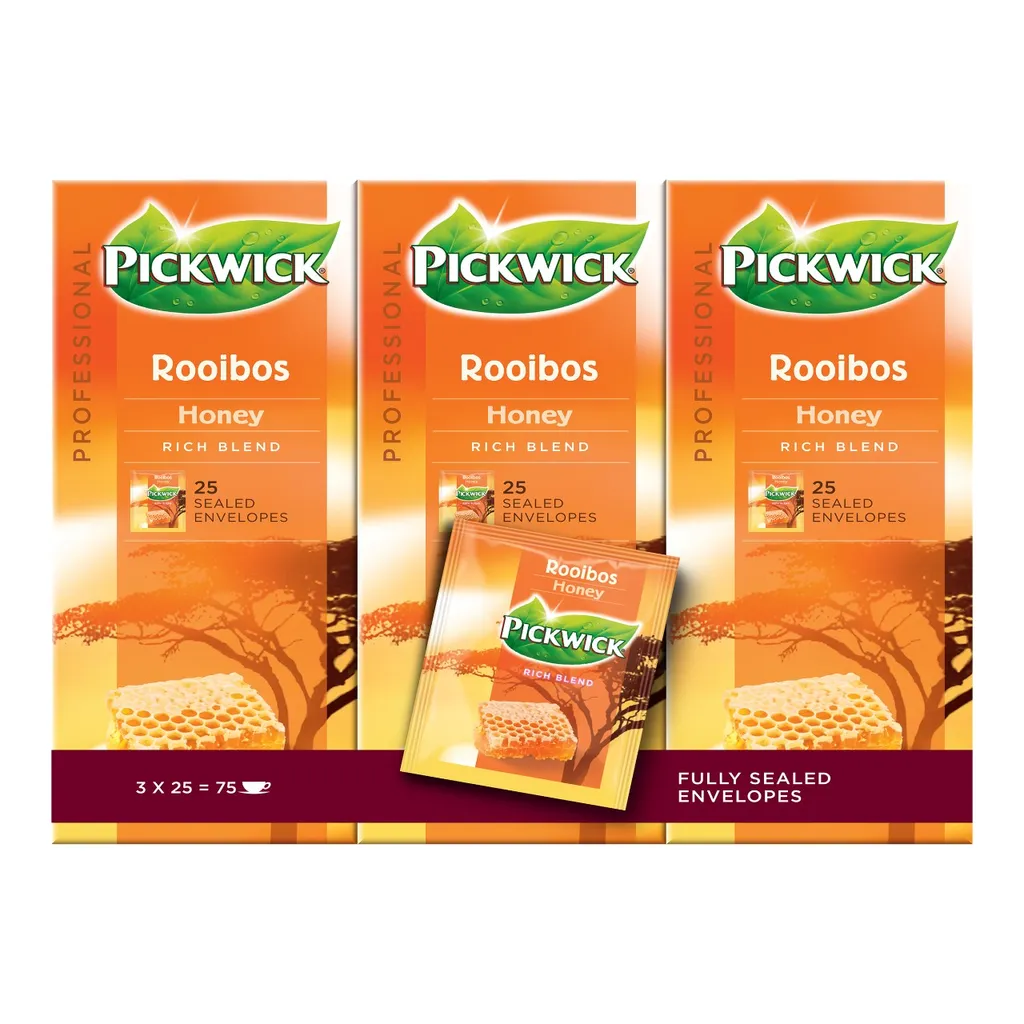 Pickwick Professioneller Rooibos-Honig 75 X 1,5 Gramm 1 Pickwick Professioneller Rooibos-Honig 75 X 1,5 Gramm