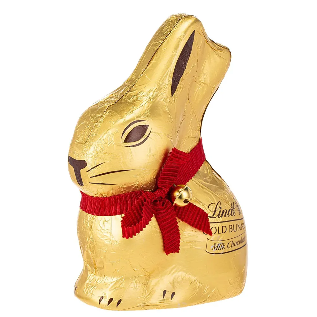 Lindt Goldhase Aus Edler Alpenvollmilch Schokolade Mit Glöckchen 200g 2 Lindt Goldhase Aus Edler Alpenvollmilch Schokolade Mit Glöckchen 200g – Bild 2
