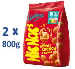 The Lorenz Bahlsen Snack-World Lorenz Snack World Nic Nac's Großpack, 2er Pack (2 X 800 G)