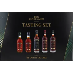 Ron Centenario Rum Tasting Set | Beinhaltet Centenario 9, 12, 18, 20 & 25 | 40 % Vol | 5 X 50 Ml | Insgesamt 0,25 L -Essen Verkäufe 5acca4bb961c345faab38797660a6347