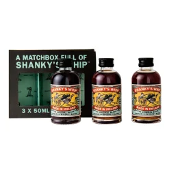 Shanky & Shireman Fine Spirits Ireland Shanky's Whip Irish Whiskey Liqueur Matchbox 3x 50ml Miniaturen -Essen Verkäufe 5b10c06c288f9660f5310e7b63fba7b7