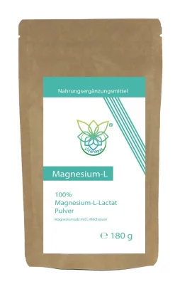 GbR Pawel M. Konefal/Birgit Konefal - Triccess GbR VITARAGNA® Magnesium L-Lactat Pulver, Magnesiumsalz Mit L-Milchsäure, 180 G Vollständig Umgesetztes Magnesium Als Leicht Lösliches Magnesiumlactat