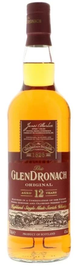The GlenDronach 12 Jahre Original Highland Single Malt Scotch Whisky In Geschenkpackung | 43 % Vol | 0,7 L -Essen Verkäufe 5b424c25e50930efe3108ef7782293c1