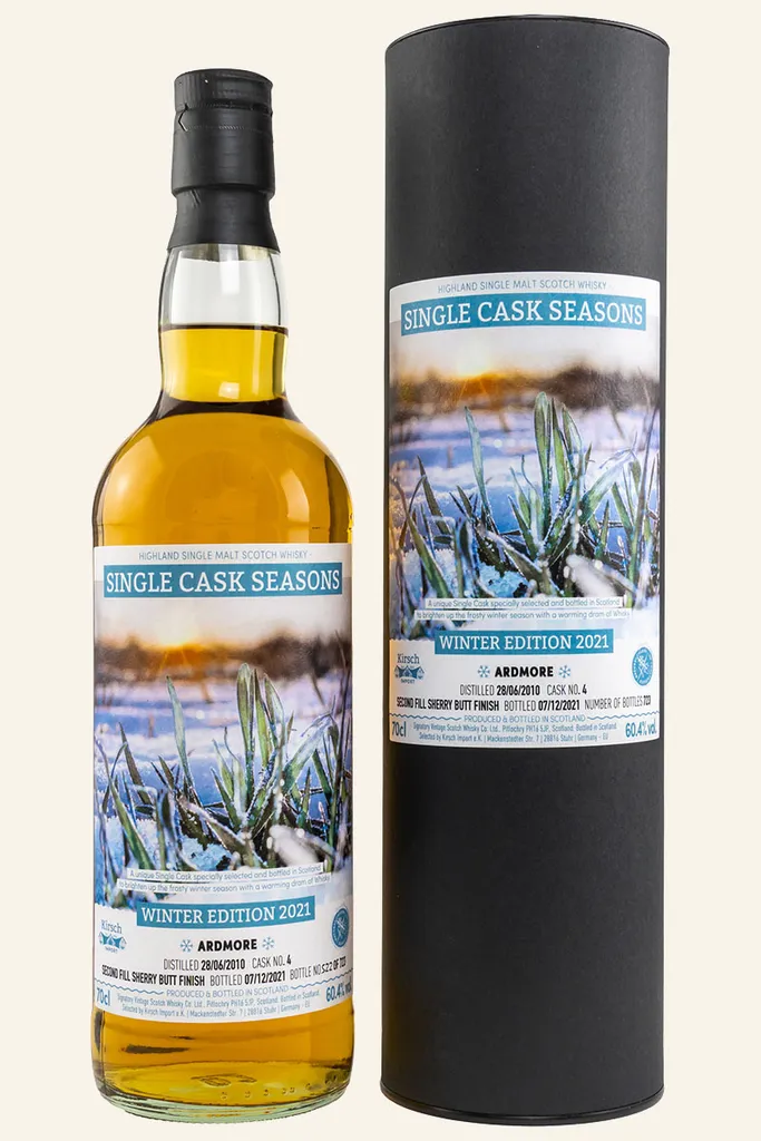 Signatory Vintage Single Cask Seasons Winter 2021 Ardmore 2010/2021 Cask 4 Single Malt Scotch Whisky 0,7l 1 Signatory Vintage Single Cask Seasons Winter 2021 Ardmore 2010/2021 Cask 4 Single Malt Scotch Whisky 0,7l