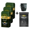 JACOBS Kaffeebohnen Expertenröstung Espresso 3 Kg Ganze Espressobohnen + 1 Jacobs Barista Becher + 1 Dose