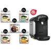 TASSIMO Kapseln 2 X Latte Macchiato Vielfaltspakete + Vivy 2 Schwarz Gratis
