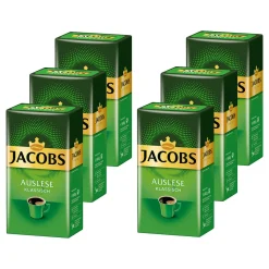 JACOBS Filterkaffee Auslese Klassisch 6 X 500 G Pulver-Kaffee Gemahlen Röstkaffee
