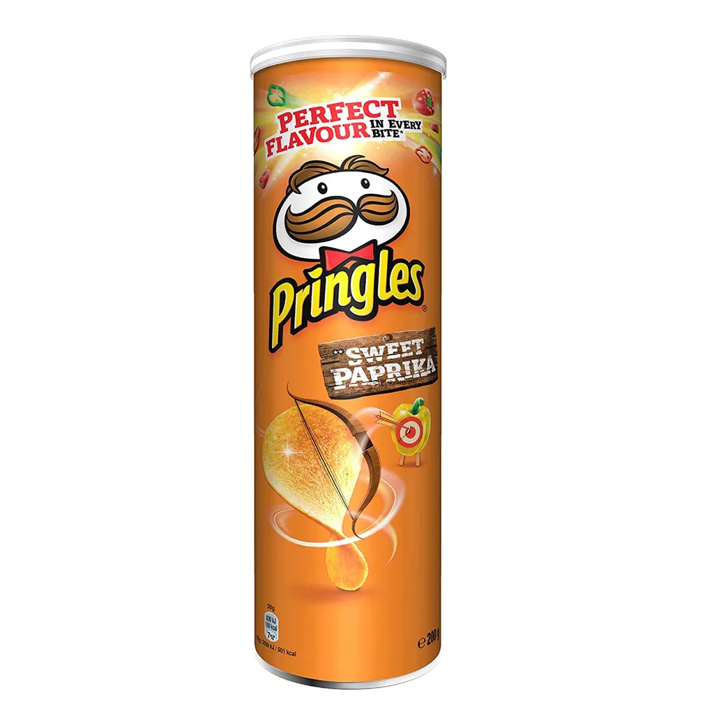 Kellogg Pringles Sweet Paprika Stapelchips Mit Süsslichem Geschmack 185g 1 Kellogg Pringles Sweet Paprika Stapelchips Mit Süsslichem Geschmack 185g