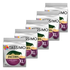 TASSIMO Jacobs Caffè Crema Intenso XL 5er Pack T Discs Kapseln 5 X 16 Getränke -Essen Verkäufe 614461b4610f83107af3ccf6a5005537