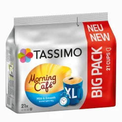 Jacobs TASSIMO Morning Café XL Mild & Smooth, Kaffeekapseln, XL 21er -Essen Verkäufe 6167c6f7825e1c7d996eb7ff8d0740ac