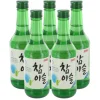 Hitejinro Co. Ltd. [ 5x 350ml ] HITEJINRO Soju Jinro Chamisul Fresh / Spirituose Alc. 17,2% Vol.