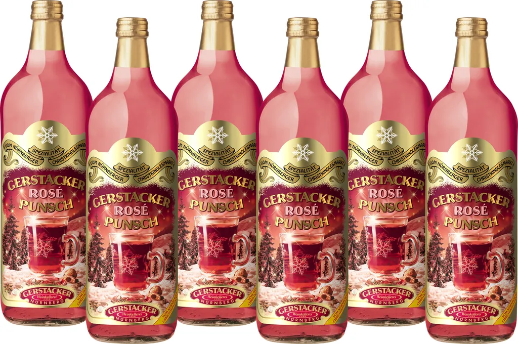 Gerstacker Weinkellerei GERSTACKER Rosé Punsch (6 X 1 L) 1 Gerstacker Weinkellerei GERSTACKER Rosé Punsch (6 X 1 L)