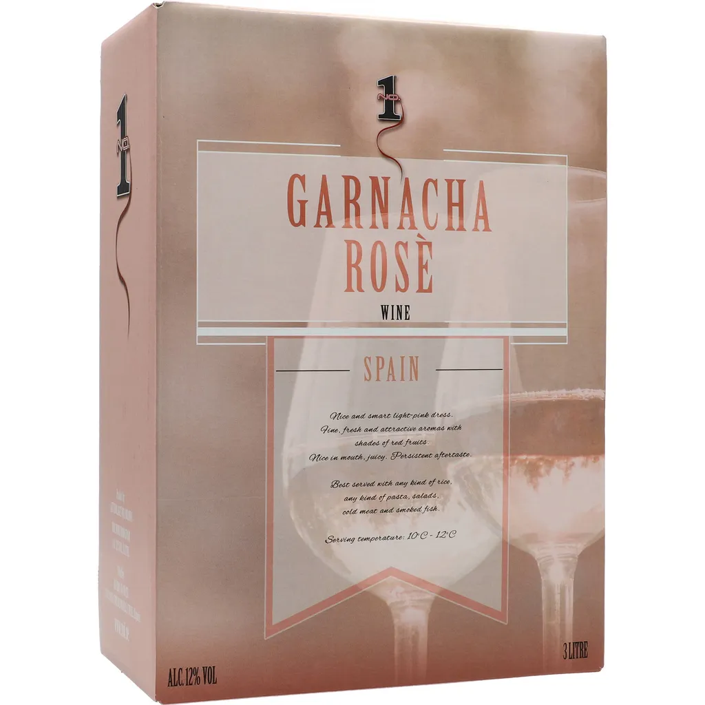 No.1 Wine & Spirits GmbH No.1 Rosé Wine Spain 12% 3 Ltr. 3 No.1 Wine & Spirits GmbH No.1 Rosé Wine Spain 12% 3 Ltr. – Bild 3