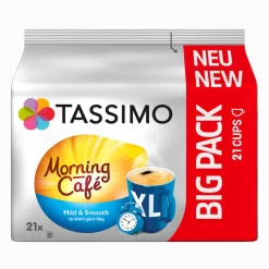 Jacobs TASSIMO Morning Café XL Mild & Smooth, Kaffeekapseln, XL 21er -Essen Verkäufe 65e7ae86f54ef2407bef6d7a110a4408