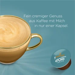 Nestlé® Nescafé Dolce Gusto Dallmayr Crema DOro Caffé Latte, Kaffeekapsel, Kaffee, 16 Kapseln -Essen Verkäufe 6637d52bdcd30e6792e982dac3777a24
