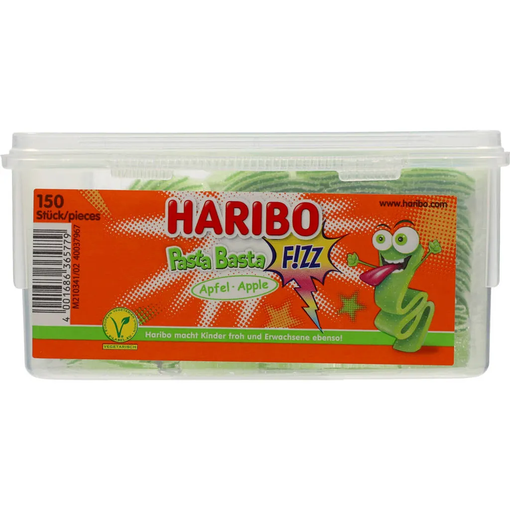 Haribo Pasta Basta Apfel Sour Mit Saurem Fruchtgeschmack Veggie 1125g 4 Haribo Pasta Basta Apfel Sour Mit Saurem Fruchtgeschmack Veggie 1125g – Bild 4